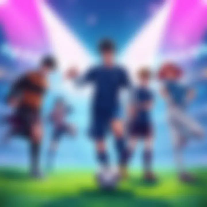 A tier list showcasing the characters from Blue Lock ranked by their development and complexity, featuring illustrations of key characters in a soccer setting.