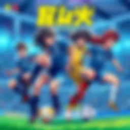 Blue Lock Manga Cover Cover of Blue Lock featuring soccer players in action with vibrant colors