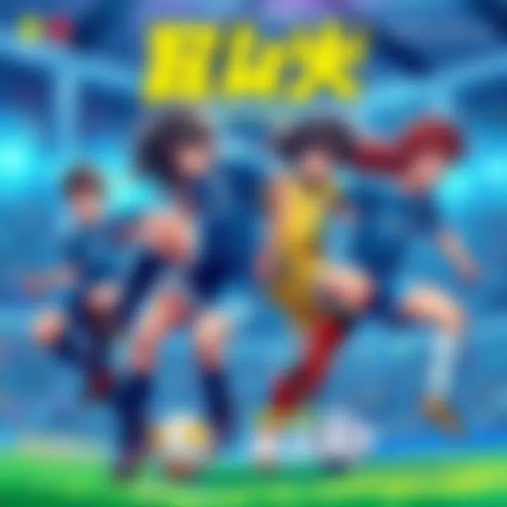 Blue Lock Manga Cover Cover of Blue Lock featuring soccer players in action with vibrant colors