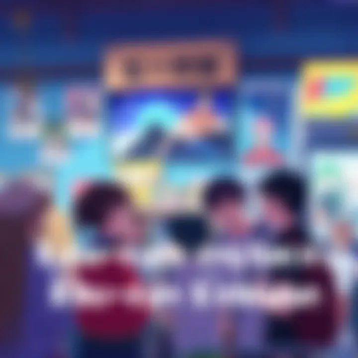 Fans eagerly discussing the upcoming Blu-ray release of Season 3, with anime posters and merchandise in the background.