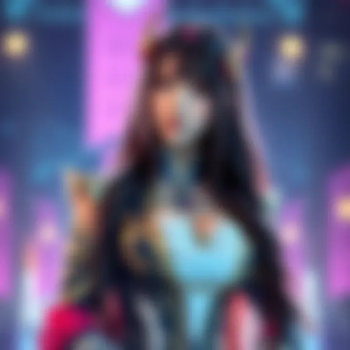 A cosplayer dressed as Boa Hancock, showcasing a detailed costume with long hair and elegant attire, posing confidently.