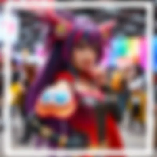 Boa Hancock Cosplay at Anime Central A person dressed as Boa Hancock showcasing the cosplay at Anime Central, with vibrant costume details and a confident pose.