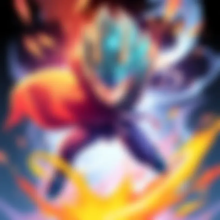 Commission artwork featuring a new character inspired by Boku no Hero, showcasing vibrant colors and dynamic design.