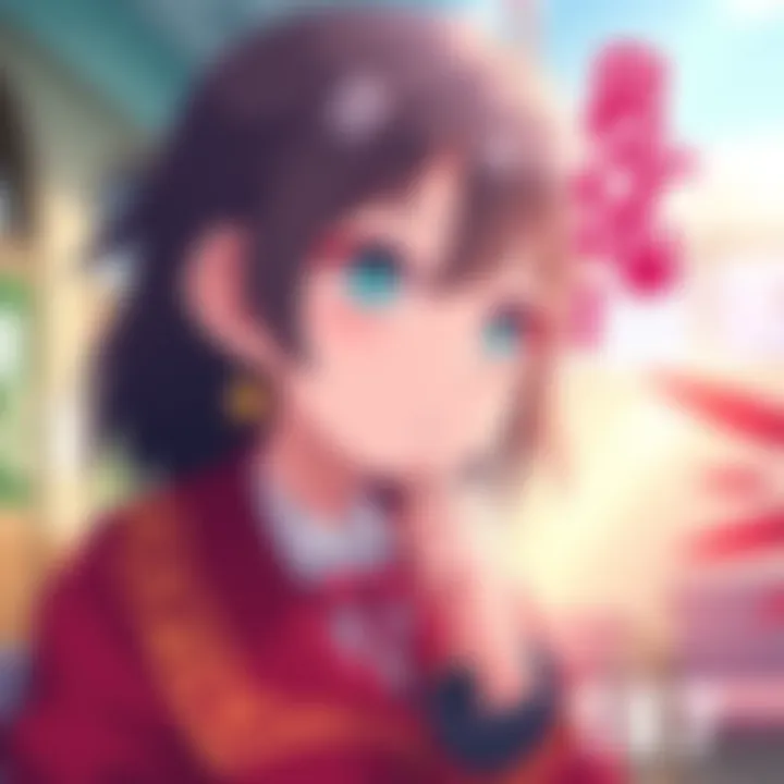 A character from Boku no Kokoro no Yabai Yatsu with a thoughtful expression in a school setting