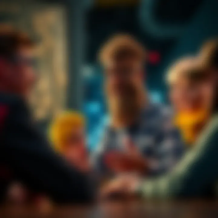 BongFTah sharing insights BongFTah engaged in a discussion with a group of people, sharing unique perspectives on current topics.