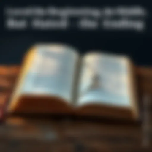 An open book with the middle pages highlighted and a torn ending page, symbolizing mixed feelings about a story's conclusion