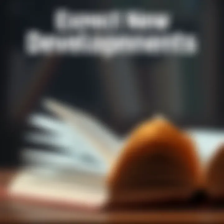 A book with pages turning, symbolizing upcoming story developments.