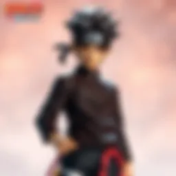 Boruto Uzumaki Figurine A limited edition figurine of Boruto Uzumaki, showcasing his signature outfit and hairstyle, celebrating the 10th anniversary of the manga.