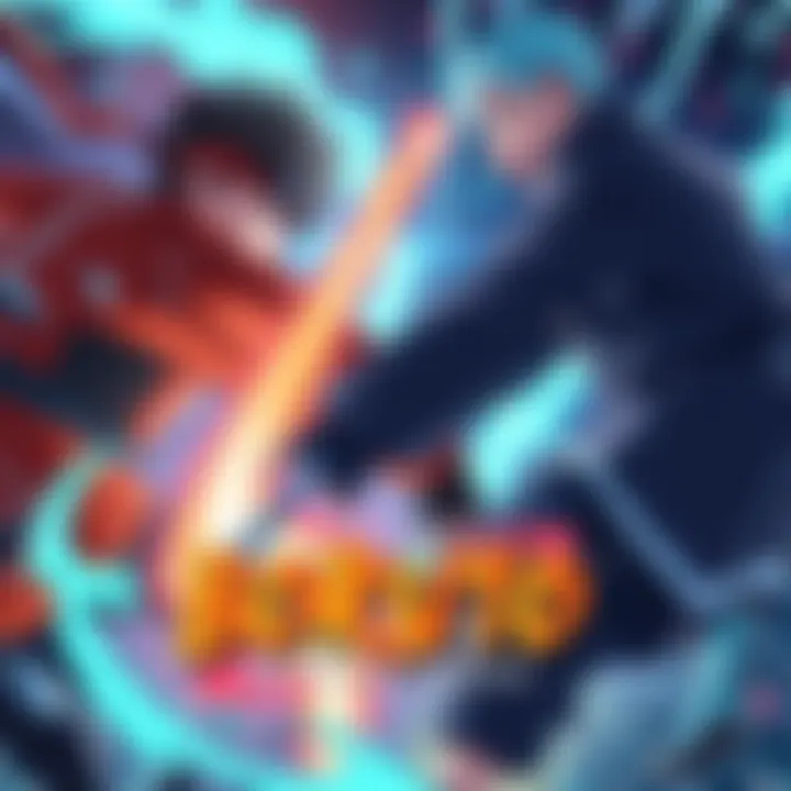Boruto and Kawaki engage in an intense battle, showcasing their unique abilities and determination.
