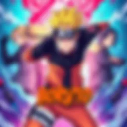 Fresh artwork featuring popular Boruto characters in vibrant styles