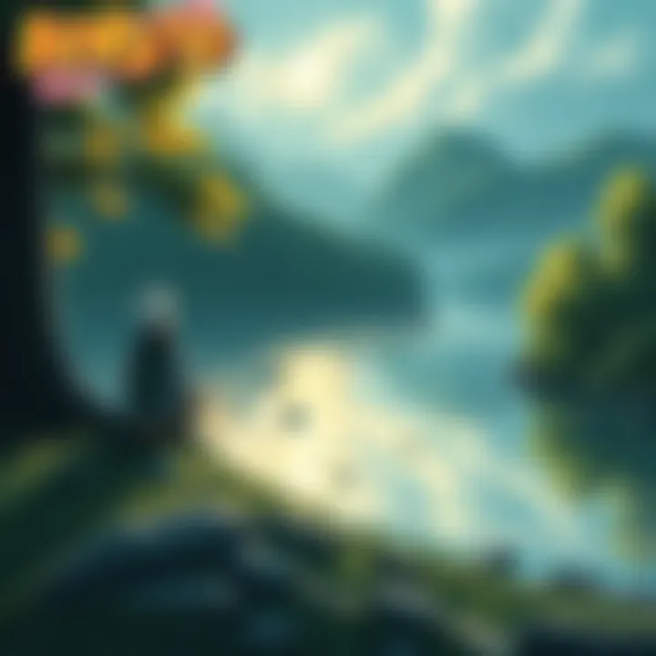 Boruto sits alone by a river, deep in thought, reflecting on his responsibilities as a Shinobi and his father's legacy.