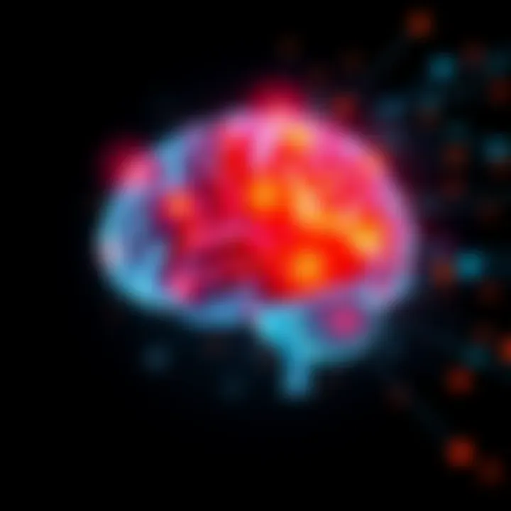 A graphic showing the brain with highlighted areas affected by damage, illustrating causes and effects of brain injuries.