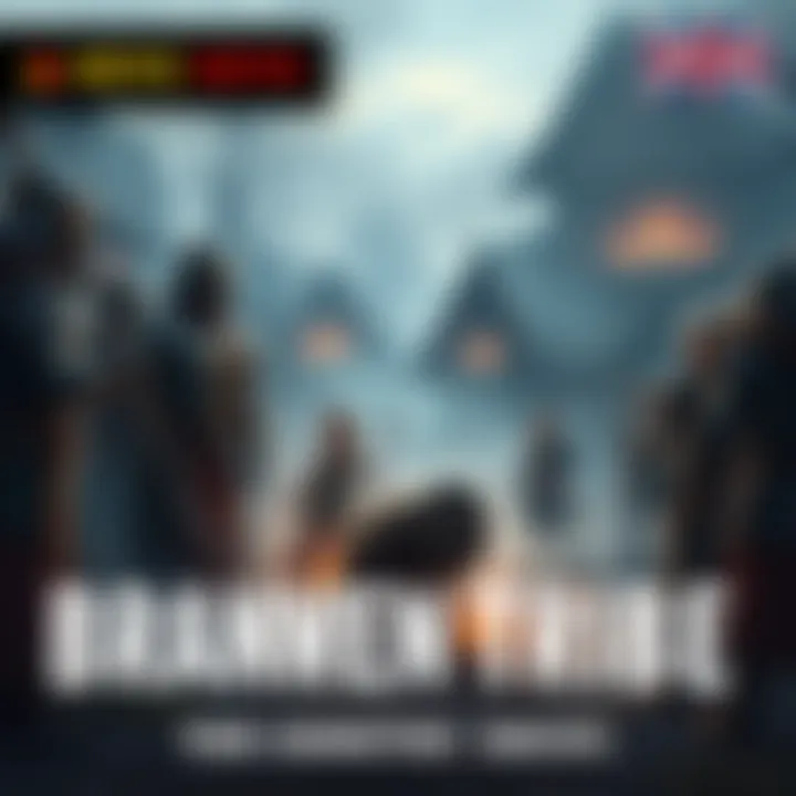 A group of warriors confronts the Branwen Tribe, showing tension and drama in a village setting.