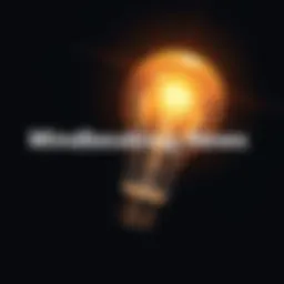 A striking graphic showing a bright light bulb against a dark background, symbolizing new ideas and insights in news.