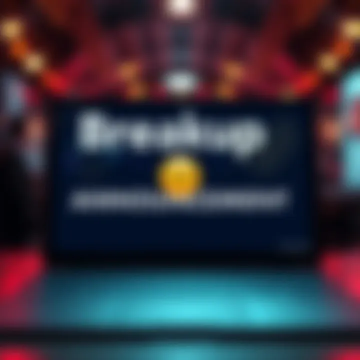 A heartfelt breakup announcement on a digital platform with a sad emoji.