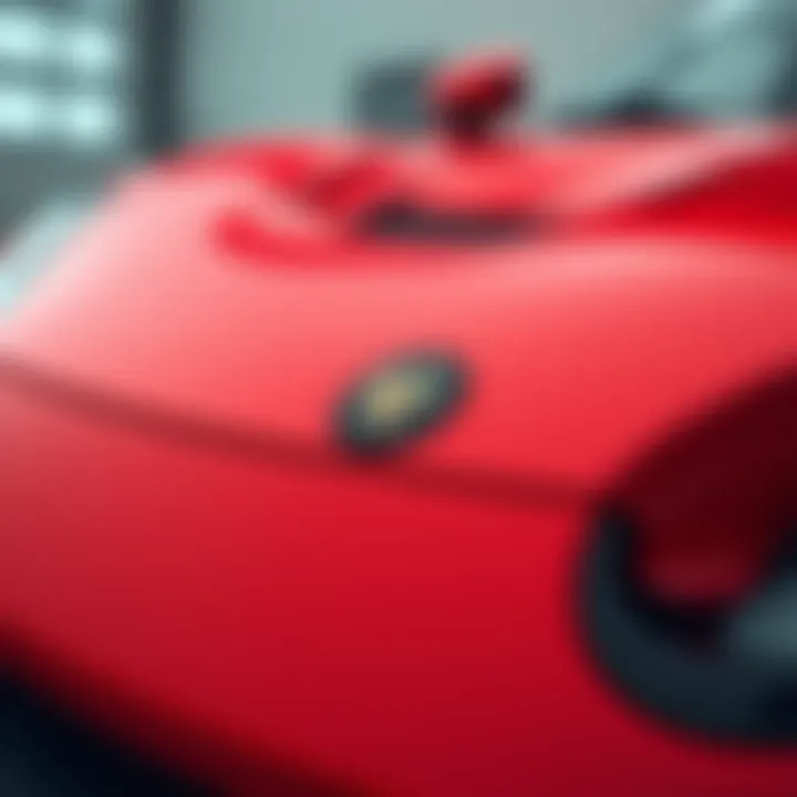 British-Style Modified Scarlet Lotus A close-up of the newly released British-style modified Scarlet Lotus showcasing its unique design and sleek features.