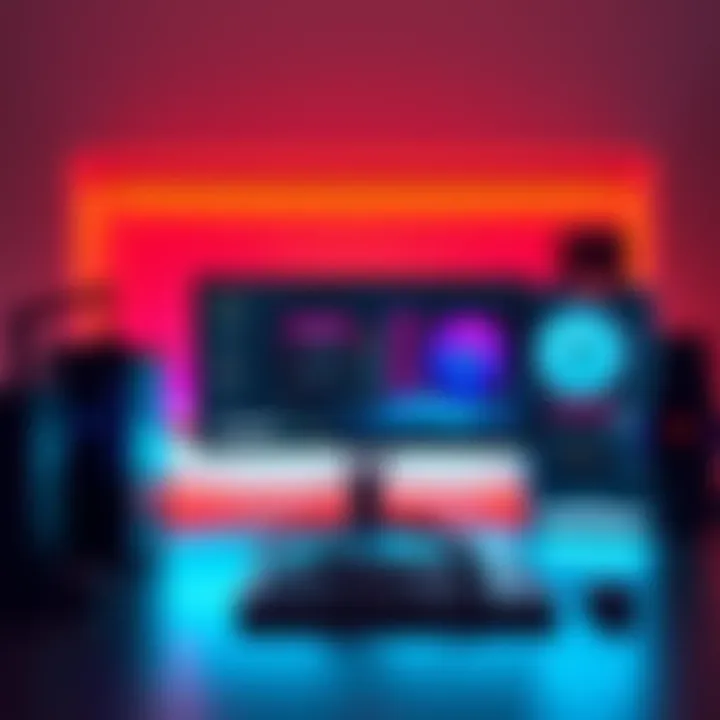 A budget-friendly PC setup showcasing a CPU, GPU, and monitor ideal for streaming and VTubing.