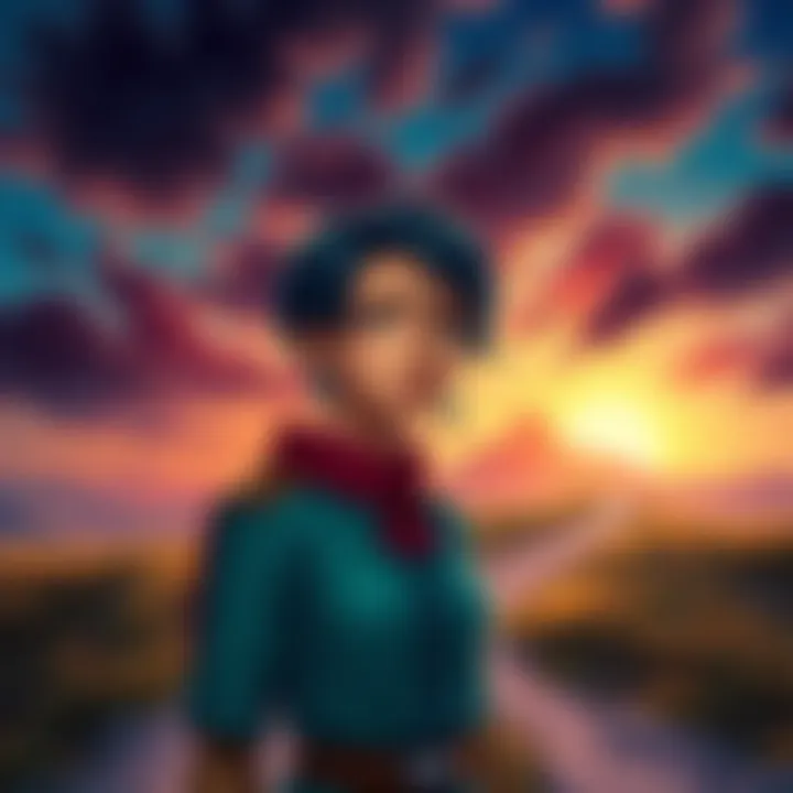 Bulma stands at a crossroads, contemplating whether to wait or confront Gero, with a concerned expression on her face.