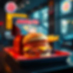 A themed meal from Burger King's Naruto promotion featuring unique packaging and a Naruto character design on the tray.