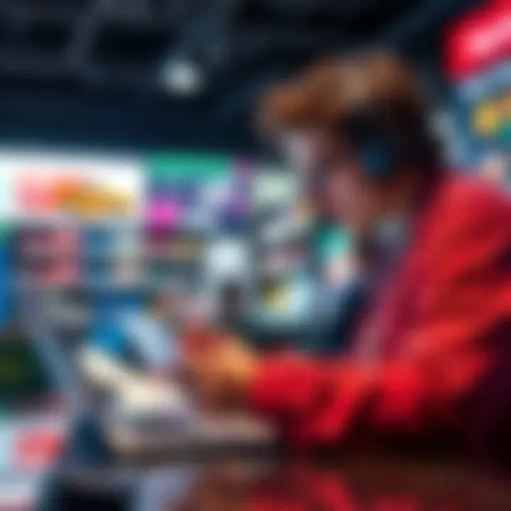 A person reviewing product options and making a buying decision with a laptop and shopping list
