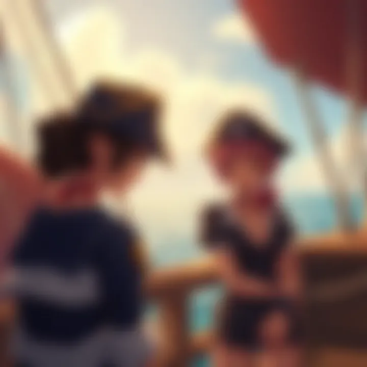 Camie in Sabaody Archipelago Camie interacting with the Strawhat Pirates in the Sabaody Archipelago, highlighting her influence on their time skip growth