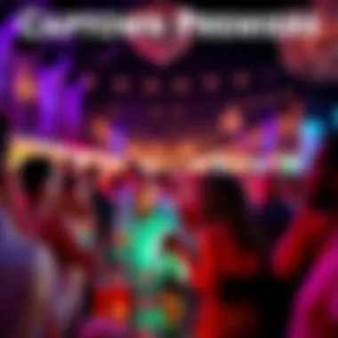 Guests enjoying a glamorous evening at the Capetown Premiere with lights and decorations