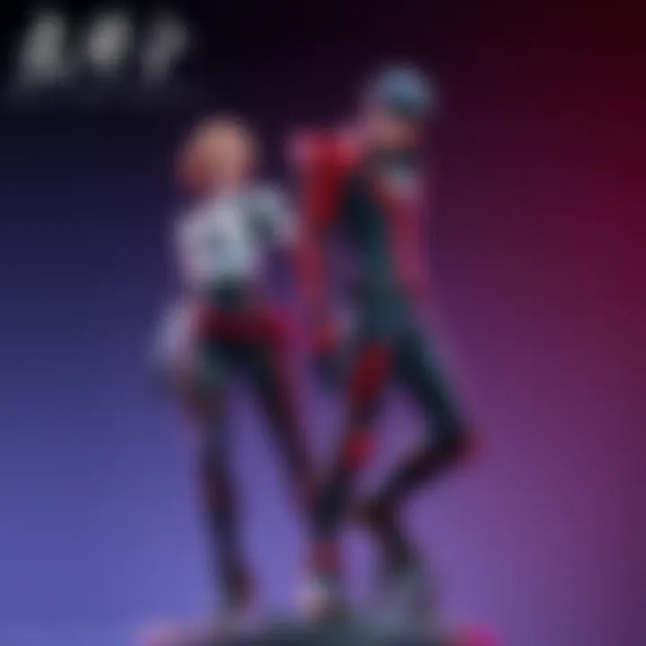 Two resin statues of Carla and Eren Jaeger from Model Power Studio, showcasing their detailed designs and vibrant colors.