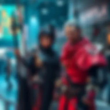 Cosplayers dressed as Casca and Guts at the Ilvolta event, showcasing detailed costumes and props.