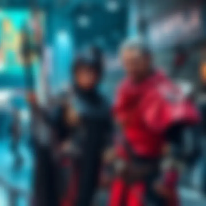 Cosplayers dressed as Casca and Guts at the Ilvolta event, showcasing detailed costumes and props.