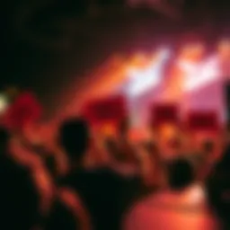 A lively crowd enjoying a performance, holding up signs with the catchphrase KENNNYYYYYAHHHH, showcasing its popularity.