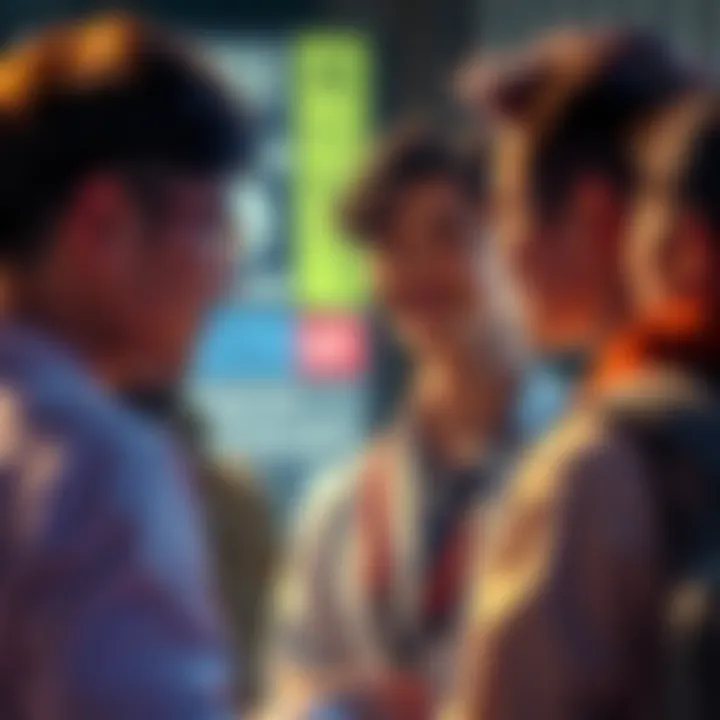 A confident individual known as Cause's Koichi, engaged in conversation with others, reflecting a trustworthy demeanor and positive interactions.