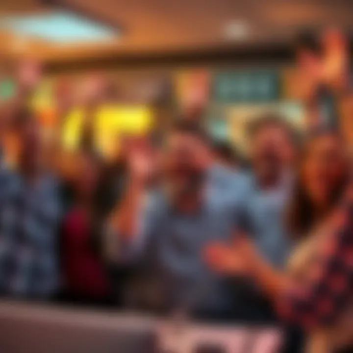 People celebrating the announcement of a 4-day work week with smiles and cheers in an office environment