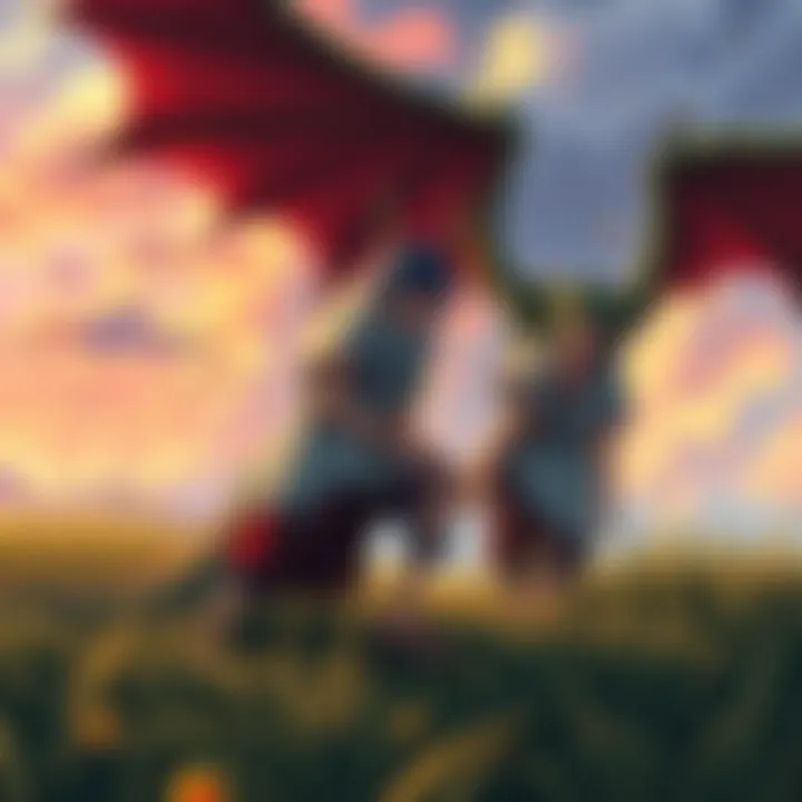 Former Celestial Dragons struggling in a field, wearing ragged clothes and working hard, showing a stark contrast to their previous luxury.