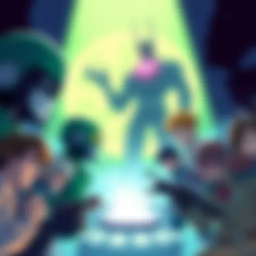 A creative meme depicting various characters from the Cell Games with funny alternate ending scenarios, showcasing fan imagination and humor.