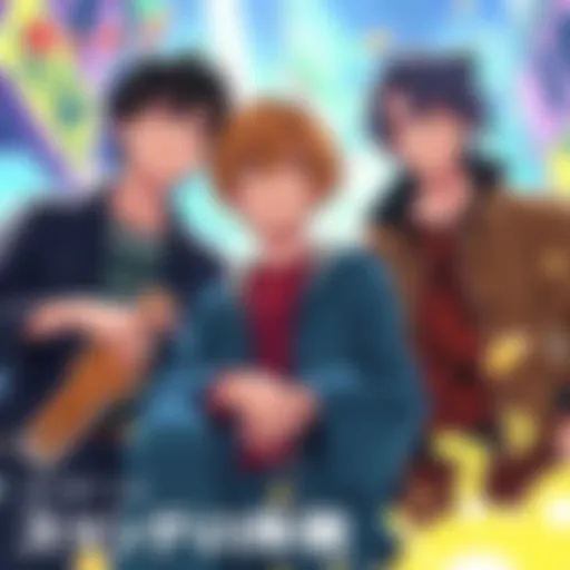 Denji, Asa, and Yoru in a colorful scene, hinting at a fun spin-off idea related to manga breaks.