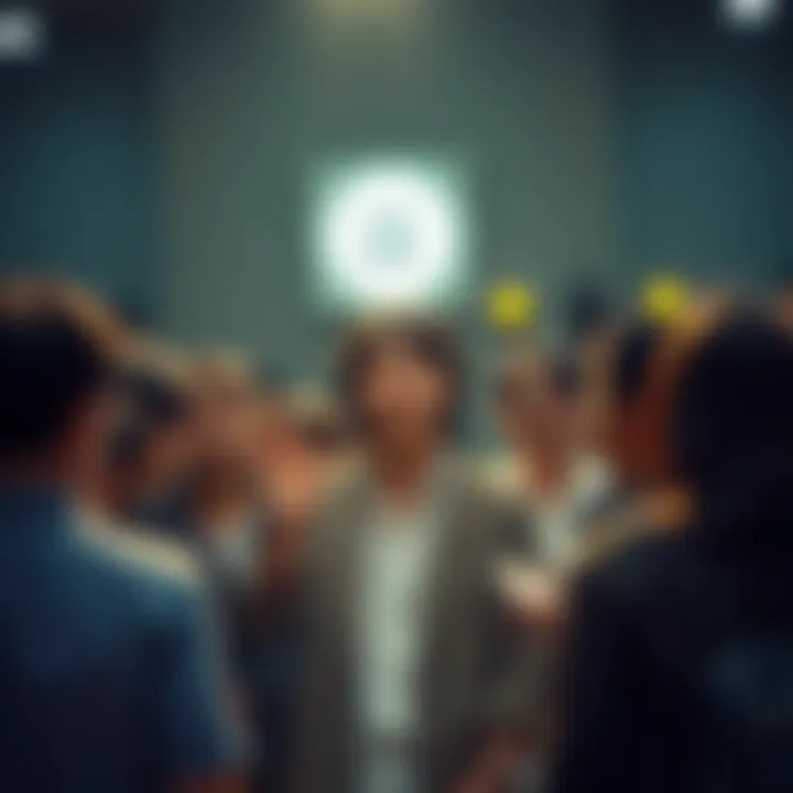 Nagayama Koharu expresses gratitude at the Chainsaw Man finale event, surrounded by fans and cast members.