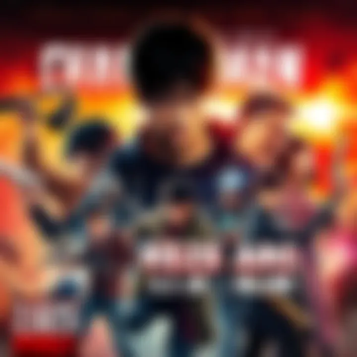 Chainsaw Man Movie Poster Promotional poster for Chainsaw Man featuring the Reze Arc, showcasing characters and action scenes from the film.