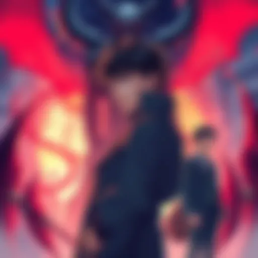 Illustration of the new protagonist Asa standing confidently with the War Devil in the background, featuring familiar characters Kishibe and Kobeni reappearing on the side