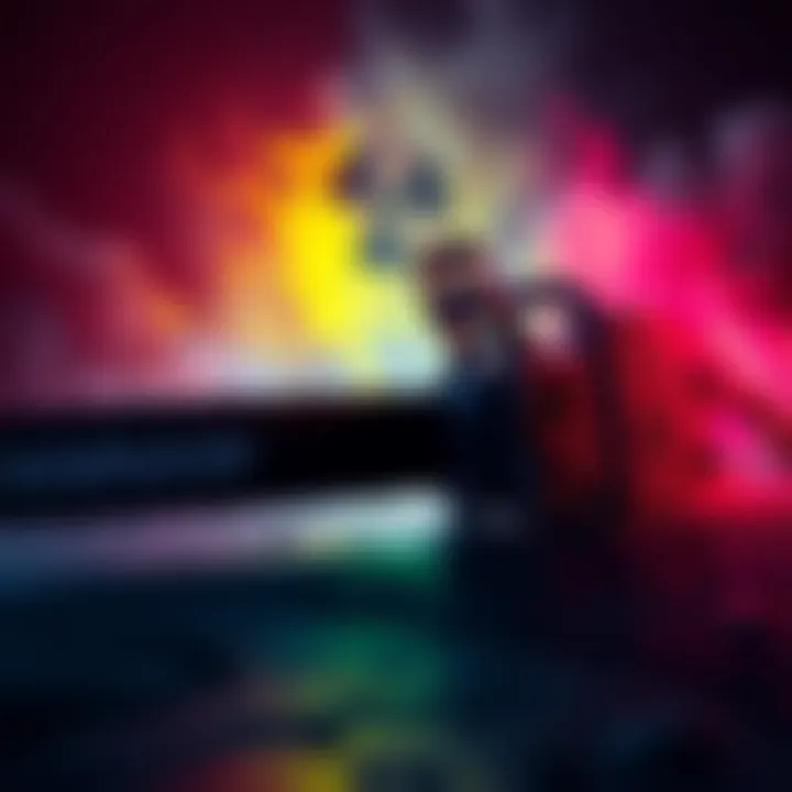 An artistic representation featuring a chainsaw and a nuclear symbol, reflecting the blend of transformation and memory in society.