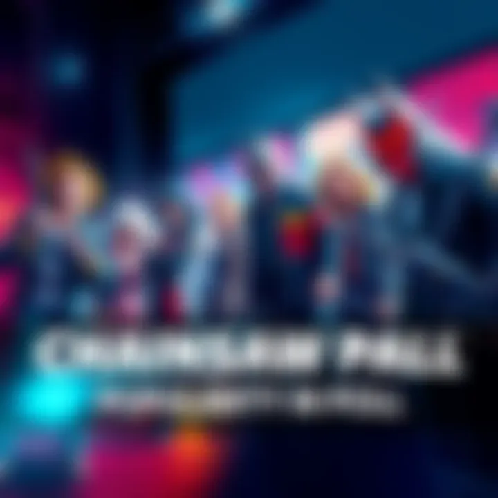 A colorful graphic showing the top characters from the Chainsawman Ships popularity poll, with fan reactions and ranking highlights.