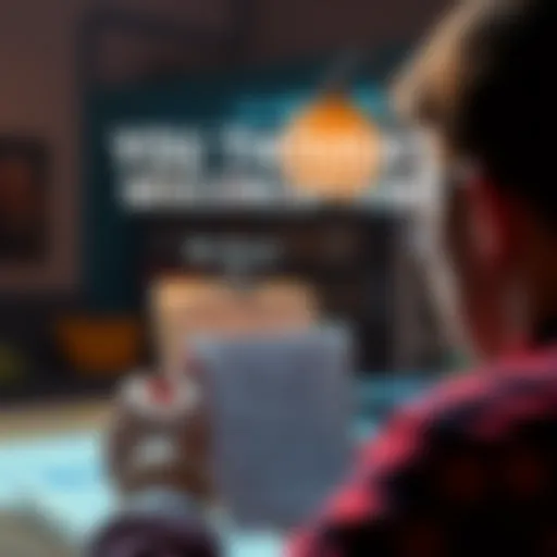 A person looking at a paper with common misconceptions written on it, pondering their beliefs