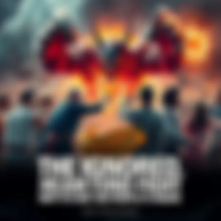 A group of diverse characters in a dynamic battle scene, showcasing their teamwork against a powerful opponent, capturing the intensity of the overlooked fight.