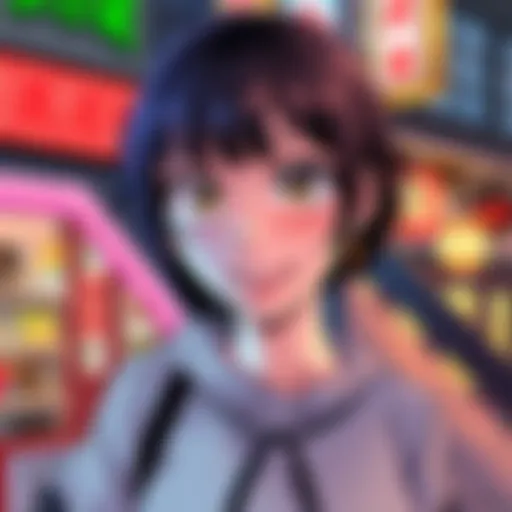 Chandra from the manga making a silly expression while hoping for Yubiko's attention