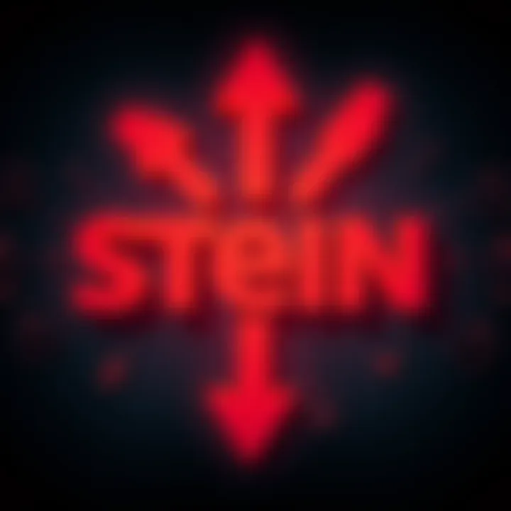 Changes in Stein A graphic showing the word Stein with arrows indicating change, surrounded by various symbols of reactions and stakeholders