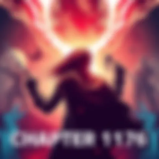 A visual representation of key moments and characters from Chapter 1176, illustrating the main events and themes.