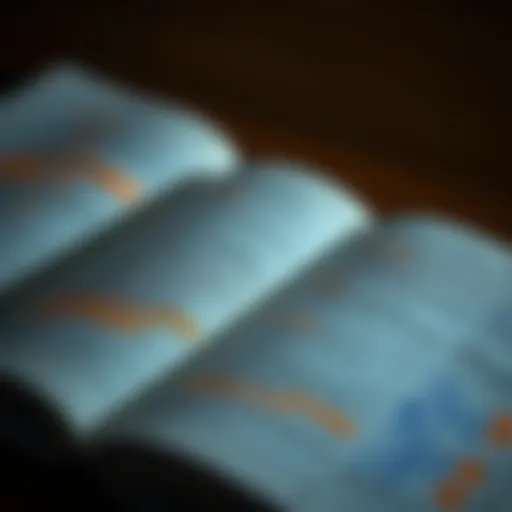A close-up shot of an open book showing Chapter 322 with highlighted text and notes in the margins.
