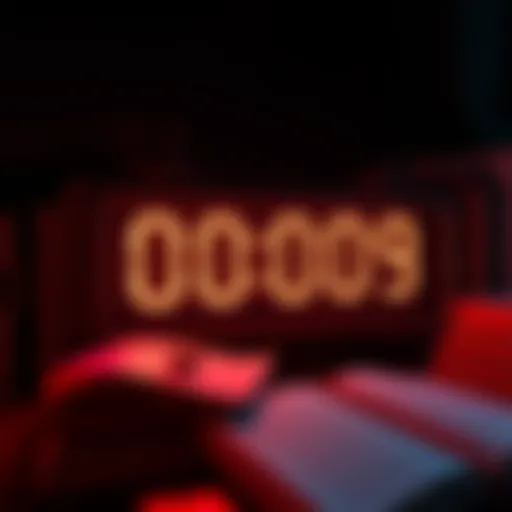 A visual representation of a countdown timer with book chapters listed, symbolizing the final arc of a story.
