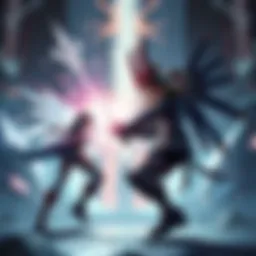 Chara from UnderTale faces off against V1 from Ultrakill in a dramatic showdown, ready to attack with their unique abilities.