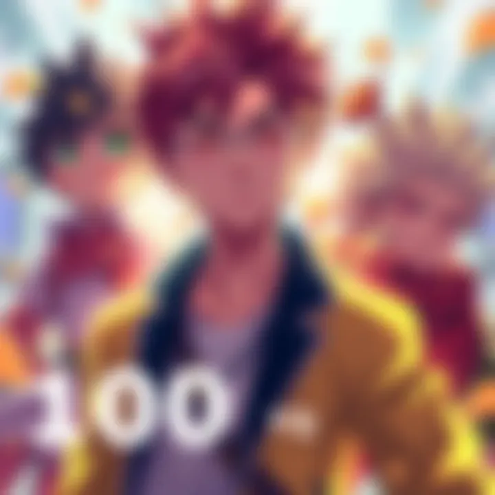 A character in 100YQ showing strong growth while Natsu looks less developed, illustrating the shift in focus in the story.