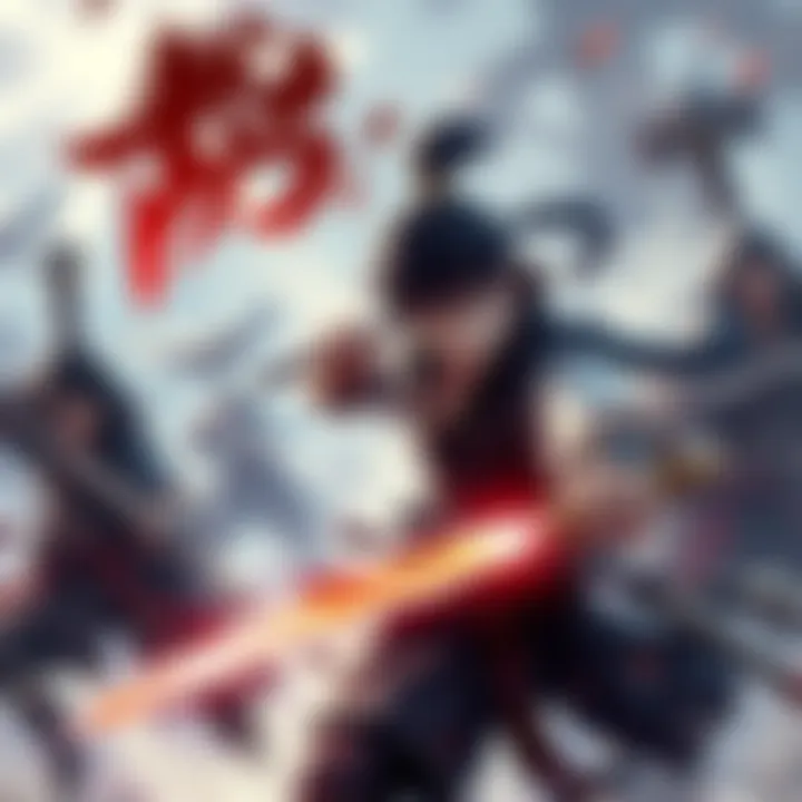 Original character in a fierce battle against Ogi Zenin and Kukuru unit, showcasing fighting skills and strategy.